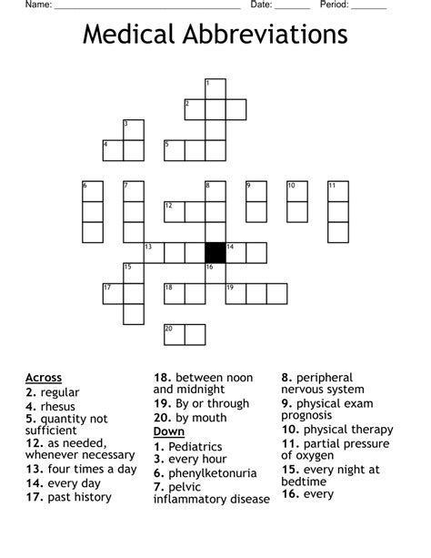 abbreviate crossword